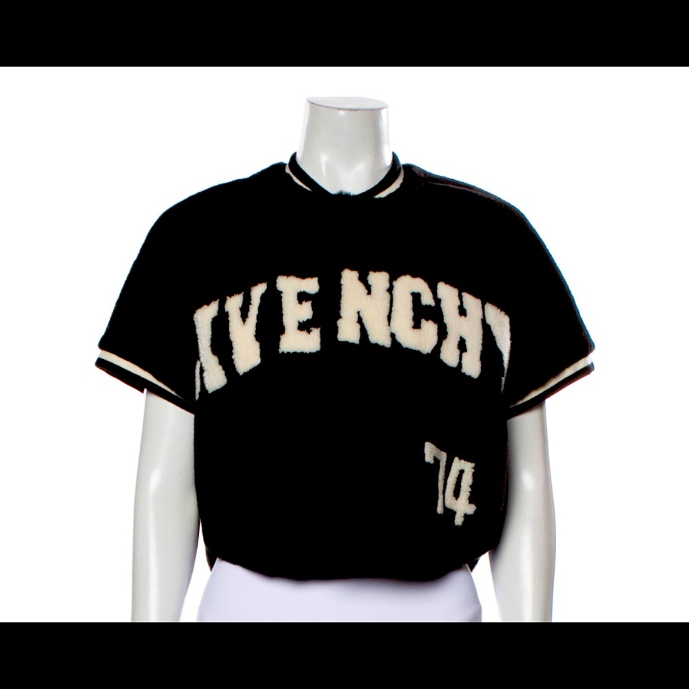 GIVENCHY fur baseball jacket size Med
